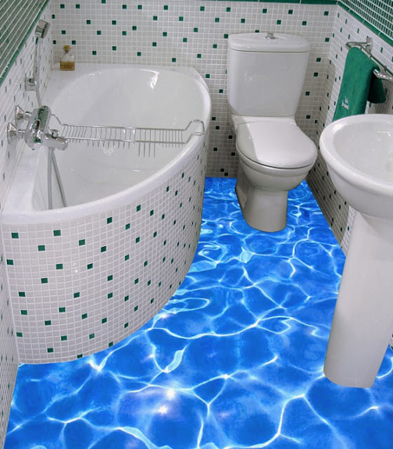 bathroom 3D floor designs