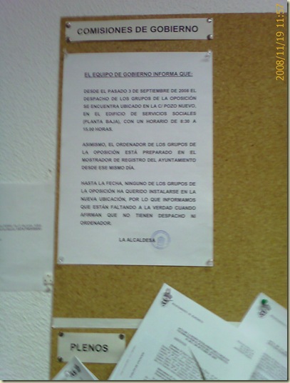 Tablón de anuncios