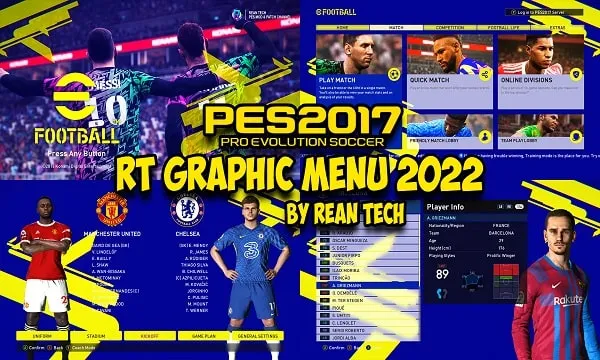 PES 2017 RT Graphic Menu 2022 by Rean Tech