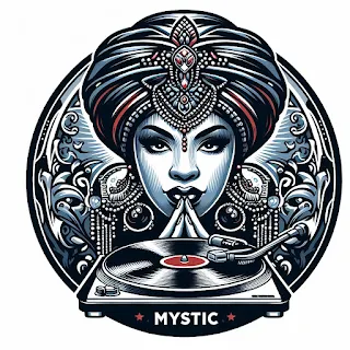 Logo theme - djette dj Lady woman girl Fille femme dmc mystic princess princesse féminise