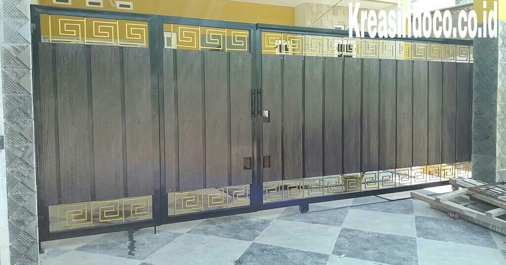  Pintu Pagar Besi Kombinasi GRC di Jamin Lebih Awet Dari Kayu 