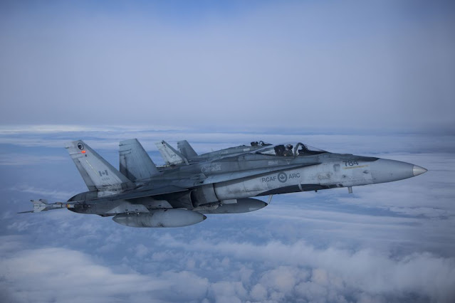 Canada Hornets Air Policing Romania