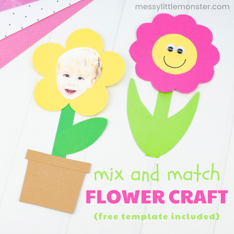 Flower Mother's Day Card for kids to make