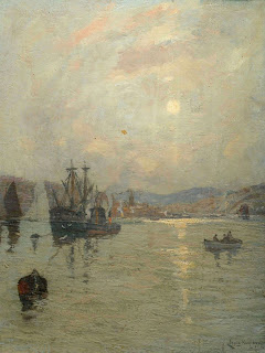 Shipping on the Clyde, Moonlight.