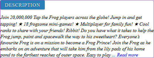 Tap the Frog game review