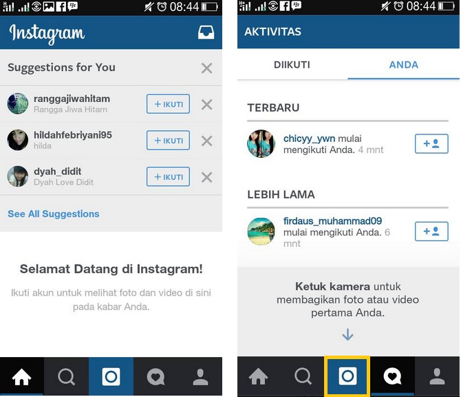 CARA MUDAH DAFTAR INSTAGRAM DI ANDROID &amp; FITUR FITUR BARU ...