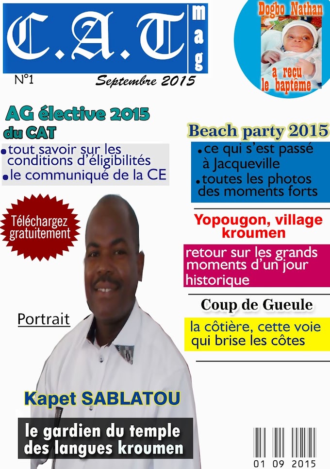 CAT Mag N°1 de Septembre 2015