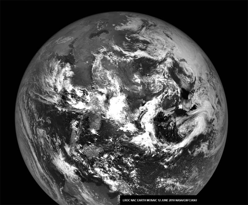 Images Of Earth From The Moon. Earth Taken From the Moon