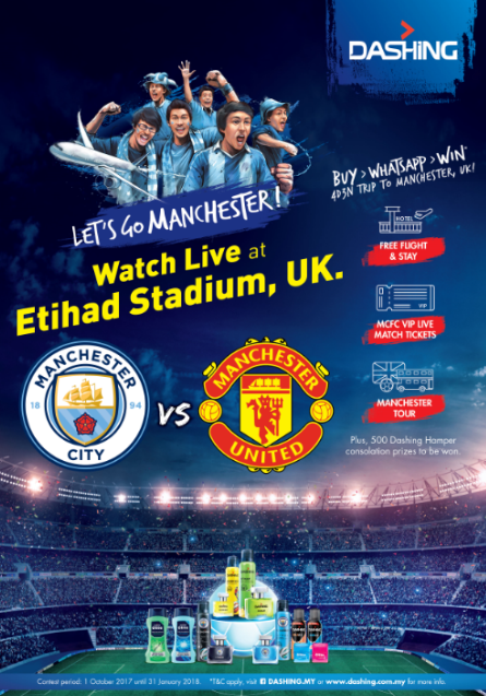 Dashing Lets Go Contest Manchester, contest dashing, peminat manchester city berpeluang menang ke manchester, 