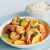 Prawn and mango curry