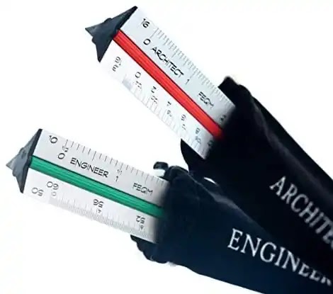 Architecture and Engineering scale ruler