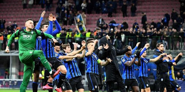 Atalanta reached the quarter-finals of the Champions League