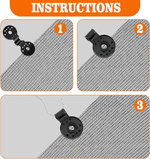 Black Clips for Sun Shade Net Anti Bird Netting