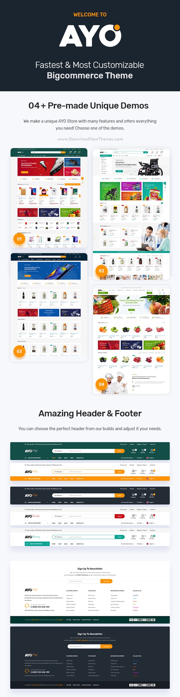 Ayo Multipurpose Responsive Bigcommerce Theme