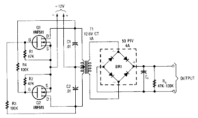 Power Mosfet Inverter Circuit Diagram