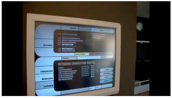 Star Trek Inspired Touchscreen Kitchen Interface