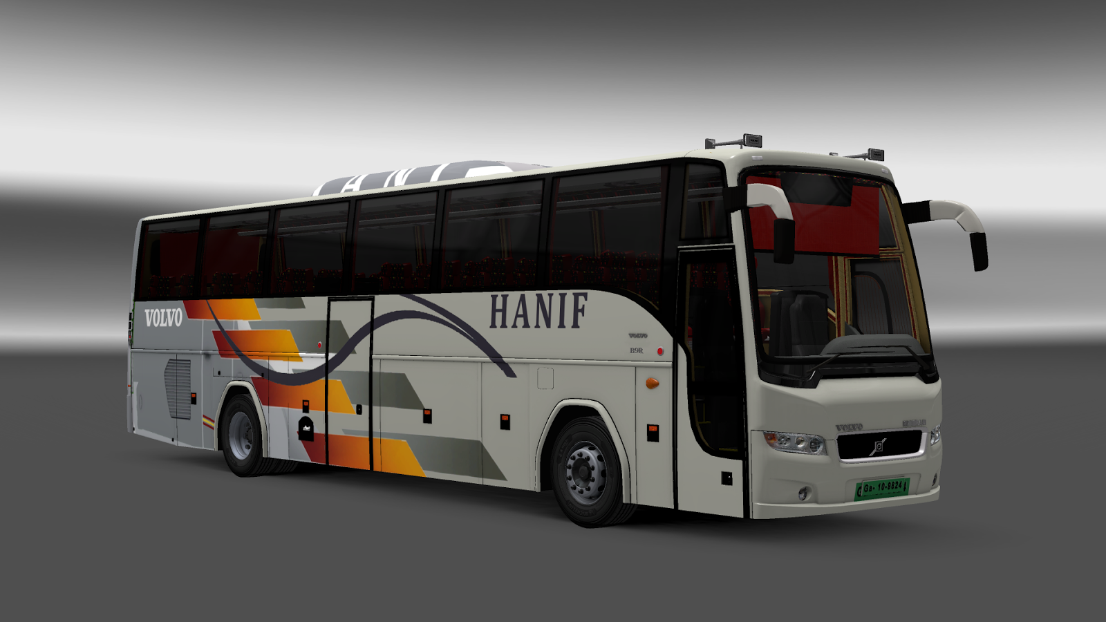  VOLVO  B9R  I Shift 4 BD Bus  Skins By Ismail Tech4Pro