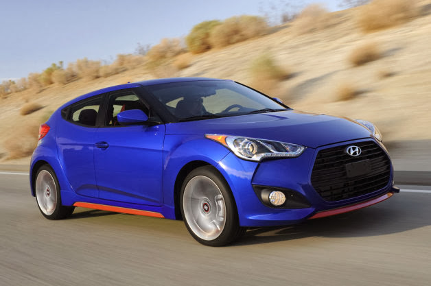 2014 Hyundai Veloster Turbo R-Spec blue cars pictures