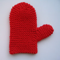 Red mitt