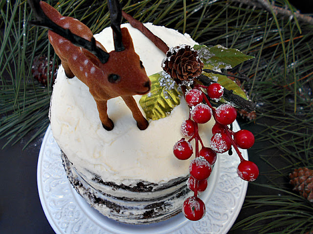 naked cake com queijo creme