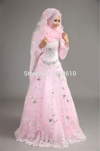 model gaun pengantin muslimah terbaru dan syar'i