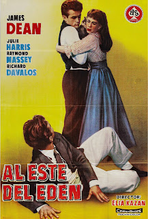 AL ESTE DEL EDÉN. Cartel: 70 x 100 cms. España. AL ESTE DEL EDÉN. East of Eden. 1955. Estados Unidos. Dirección: Elia Kazan. Reparto: James Dean, Raymond Massey, Julie Harris, Richard Davalos, Jo Van Fleet, Burl Ives, Albert Dekker, Lois Smith, Harold Gordon.