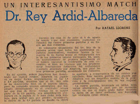Match Miquel Albareda - Dr. Ramón Rey Ardid