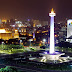 Gemerlap Cahaya Jakarta dari Tugu Monas