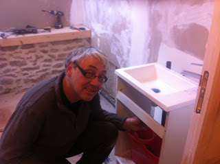 how to install a bathroom in a derelict house in brittany france