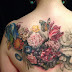 Honey Flower on Women Xmas Tattoos