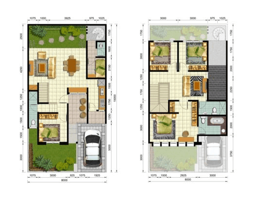 17 Desain Rumah Minimalis Modern 3 Kamar Tidur Paling Bagus  Rumah 