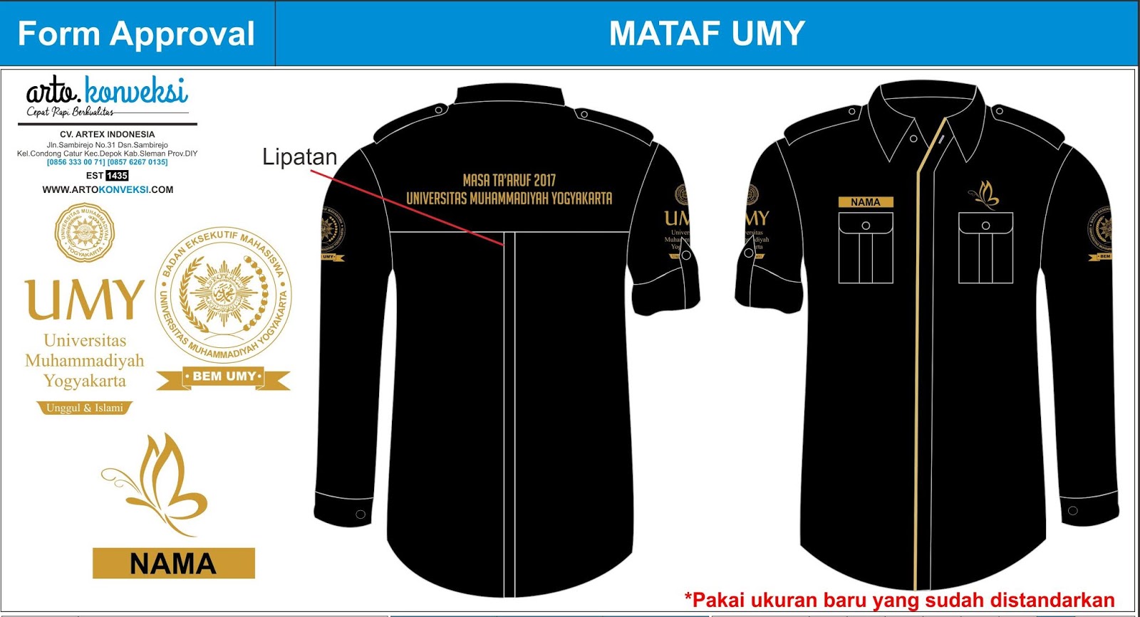 Trending Desain Baju Persatuan 