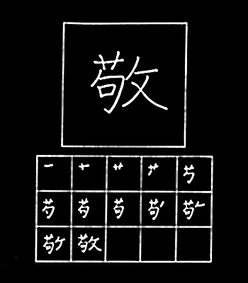 kanji menghormati