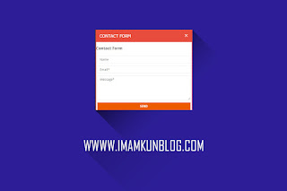 Cara Membuat Lightbox Widget contact Form Blogger 