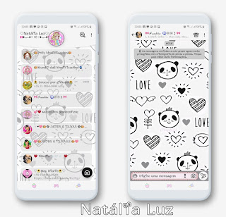 Panda Love Theme For YOWhatsApp & Aero WhatsApp By Natalia Luz