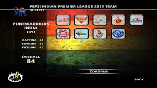 Pepsi IPL 6 Patch 2013 For Cricket 07 By Js Studios