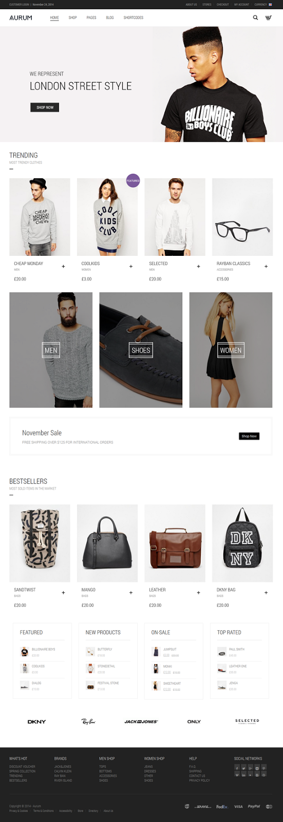 Responsive WordPress eCommerce Theme