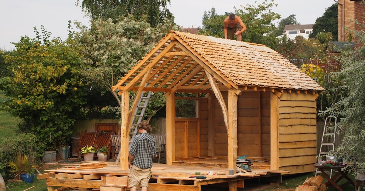 Ditchfield Crafts Chestnut Timber  Frame  Summer  House 