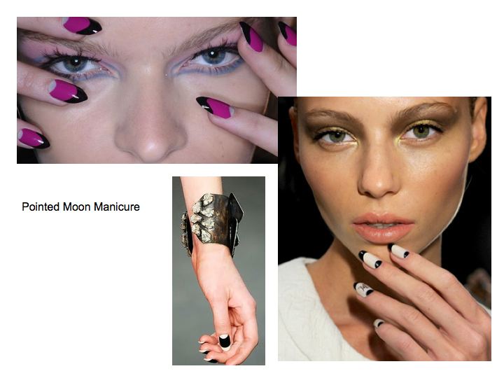 Whilst the moon manicure had a large presence on the runways for 