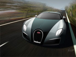 2008 Bugatti Type 12-2 Streamliner Concept Design by Racer X Design