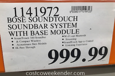 Deal for the Bose SoundTouch 300 Soundbar at Costco