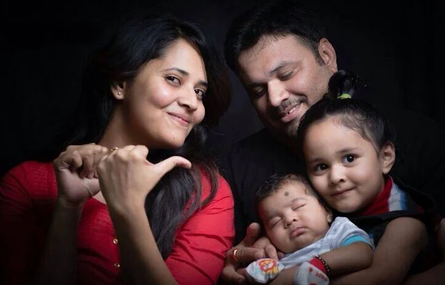 Anchor Anasuya Family Photos