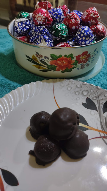 How to make Layered Chocolate Balls - Cake Pops Size