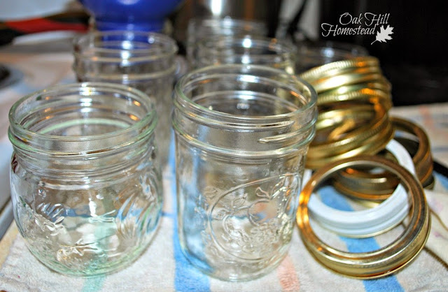 Empty canning jars