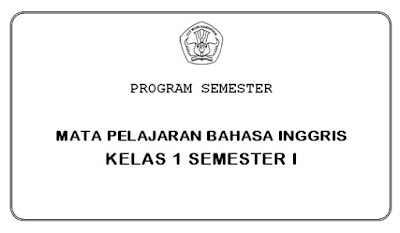 Program Semester (Promes) SD 1-6 semster 1 dan 2