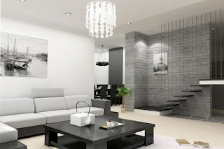Design the living room for minimalist house