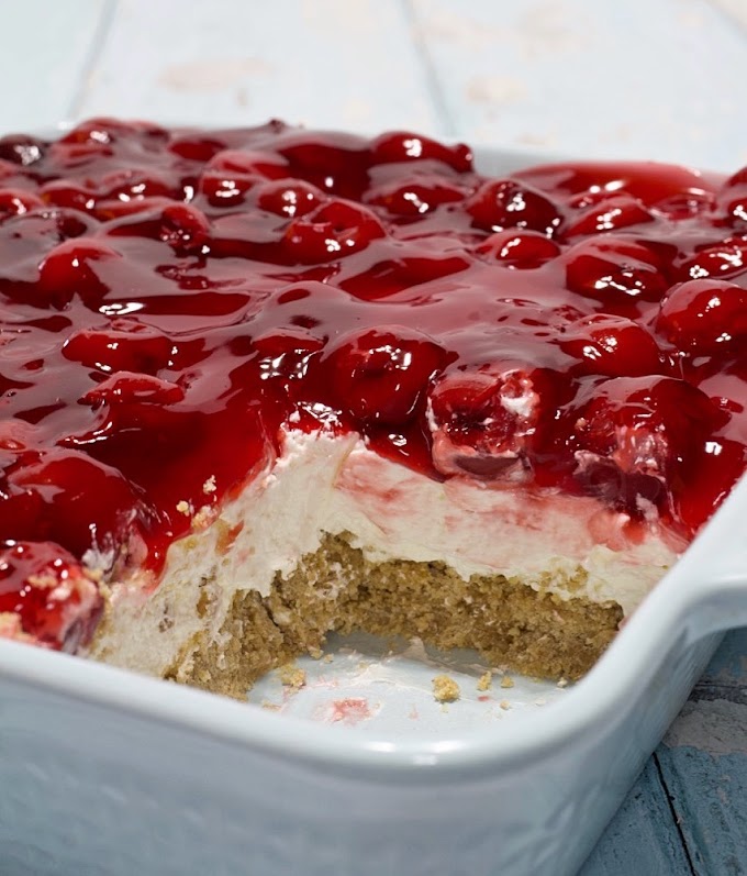 classic Cherry Delight dessert: