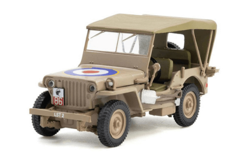 jeep willys mb 1:43, vehiculos militares de la segunda guerra mundial 1:43