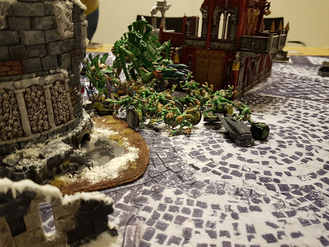 Warhammer 40k battle report - Maelstrom of War - Deadlock - 1000 points - Thousand Sons vs Tyranids, Hive Fleet Kraken.