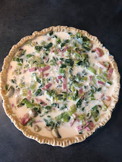 Quiche aux poireaux (non gratinée)